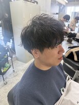 クロム トウキョウ ザ バーバーアルト 神保町店(CHROM TOKYO the Barber ALT)&nbsp;マッシュスタイル×シャドウパーマ