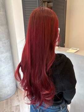 ルーブ トウキョウ(Loob. TOKYO) ブリーチ1回でつくる　"レッドカラー"