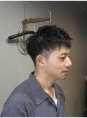 ツーブロックショート｜清潔感×刈り上げ
