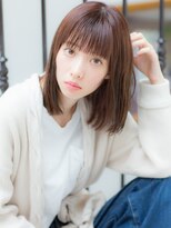 アニモフィオレンテ 春日部2号店(animo FIORENTE) animo春日部/ラウンドバング/小顔/ミニマルボブ/ローズブラウンe