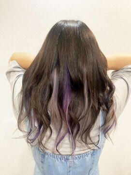 美容室 ハルミ ヘア リゾート 川口店(Harumi Hair Resort) 前髪/アンブレラカラー/こなれミディ/イメチェン/ウェーブパーマ