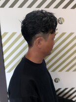 バーバーバー 都賀(BARBER-BAR)&nbsp;清潔感◎好印象ビジネスマンのアップバングパーマ