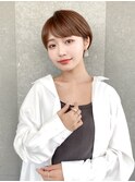 ナチュラルショート/ショートボブ/顔周り/立川/20代30代40代50代