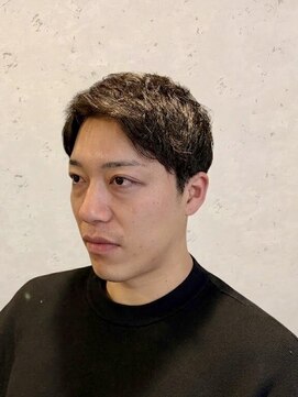 ワンワンオー バーバーショップ 長浜店(@110 BARBER SHOP) メンズショート　ショートアップバングメンズ