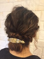 ブルーノヘアデザイン(BRUNO hair design) ゆる波シニョン