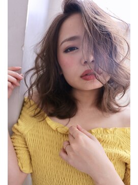 ヘアーシュシュカム(hair chouchou come) ☆ふんわりミディ☆ hair chouchou come 奥山