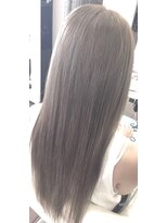 ヌーム 塚本店(NOOM)&nbsp;ダメージレス　ブリーチカラー　グレージュからブルージュ