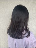 ダークトーンの透明感カラー