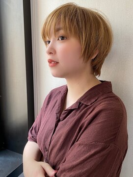 アリエッタ(aRietta) サマーショート/ハイトーン/ダブルカラー/メンズライク/レイヤー