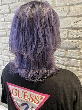 アデプト 金町店(adept) 【adept金町 軽米スタイル】レイヤースタイル×ペールラベンダー