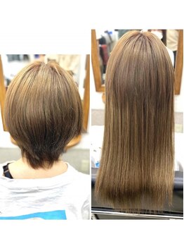 ヘアーサロン ポラリス(POLARIS)の写真/【馴染むエクステ】 長さ出し、ボリューム出しに☆雰囲気を変えたい時にもおすすめ◎【青葉台】