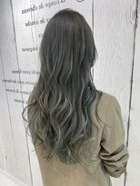 エムスラッシュ ストリートマーケット スマートサロン センター北(M.SLASH)&nbsp;M.SLASH/ハイライトカラー/くすみカラー/ネイビーアッシュ