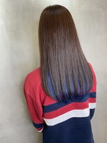 アンダーバーホワイトモデ 河内長野(_WHITE mode)&nbsp;☆ インナーブルーカラー　ロングスタイル