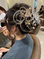 ネオリーブアイム 横浜西口店(Neolive aim)&nbsp;横浜★卒業式ミディアム水引きアレンジ