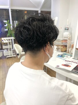 ヘッズ 本八幡店(HEADS) かき上げヘア　ニュアンスマッシュ　サイドパート　韓国マッシュ