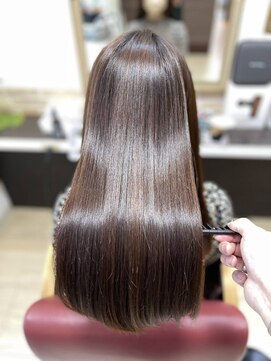 ルーミールーム(RoomieRoom) ツヤ髪うる髪大人きれいセミウェットストレートロング髪質改善