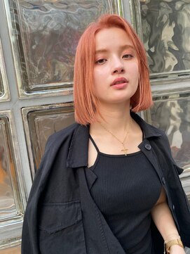 ロンド パルティール 大宮(Lond partir) 紺野紘三　ダークアッシュモードヘア束感ショート