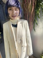 フィン(fin,)&nbsp;fin,/外ハネボブ/セクションカラー/グラデーションカラー