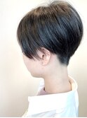 ハンサムショート/大人かわいい/ツーブロック女子マッシュ