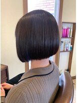 ボブビッシュ 東温店&nbsp;ショートボブ縮毛矯正クセストパー