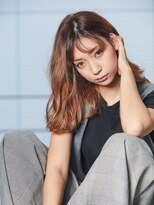 ブレンアネックスバイドット(BLEN ANNEX by.dot)&nbsp;前髪切りっぱなしボブエアリーロング美髪ピンクブラウン[町田駅]