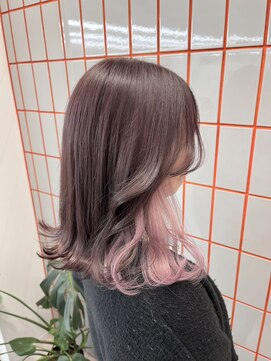 ペレ 渋谷(PELE) 黒髪/グレーベージュ/ハイトーン/ブリーチ/渋谷