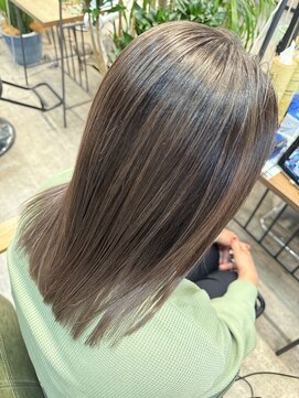 ルーナヘアー(LUNA hair) 『京都 山科 ルーナ』白髪ぼかしバレイヤージュ　草木真一郎