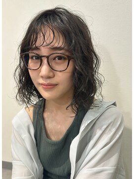 シン カフネ(Shin Kafune) ボブパーマ