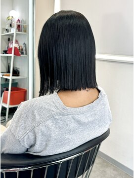 アラレ(ARARE) 切りっぱなしタッセルボブ