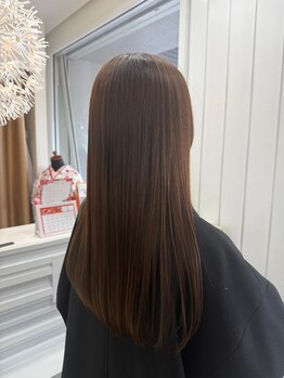 ヘア クリエイション ヴィレ クール(Hair Creation Vrai Coeur)の写真/【Belle Buff】レブリン酸系トリートメントを使った艶髪ストレート◇