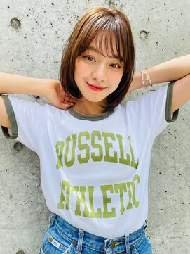 ロイド(Lloyd) 【Lloyd 大宮】フォーギーブラウン×丸みボブ