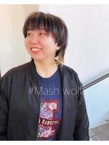 レゴリスヘアークリエイティブブランド(Regolith hair creative brand)&nbsp;マッシュウルフ/レイヤーカット/襟足カラー/ブリーチカラー