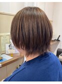 ショートボブ マッシュウルフ 髪質改善トリートメント