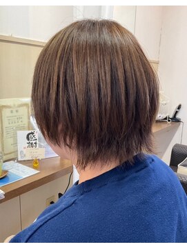 コアフィールフィス(COIFFURE fils) ショートボブ マッシュウルフ 髪質改善トリートメント