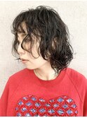 20代30代40代モテ髪ふんわりカールミディアム抜け感小顔ウルフ