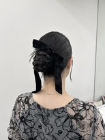 アマトウキョウ アユンチェ(AMA TOKYO×AYUNCHE)&nbsp;カチモリ 参列ヘア