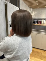 トクテ 高円寺(tokute)&nbsp;くびレイヤーエモージュ前髪ミルクティーベージュ【高円寺】