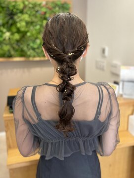 リル 新浜店(LiL) 編みおろしアレンジ葭本33