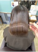 切りっぱなしボブ