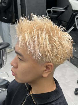 メンズ サロン ドット トウキョウ 町田店(men's salon dot. tokyo) ハイトーンスパイキーショート