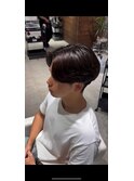 毛流れニュアンスパーマ