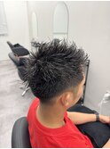 MEN’S HAIR/サーフカール/刈り上げセンターパート/木更津