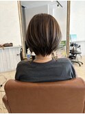 小牧/ショート/トリートメント/グレージュ