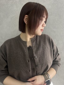 ソア 並木坂(Soa) 20代/韓国ボブ/レイヤーカット/タッセルボブ/透明感カラー