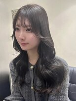 ユーフォリア 新宿店(Euphoria)&nbsp;【Euphoria SHOKI】透明感ダークグレージュ×くびれローレイヤー