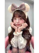 ボタン シブヤ(VOTAN SHIBUYA)&nbsp;ベージュ/韓国ヘア/渋谷/レイヤー/顔まわり/前髪