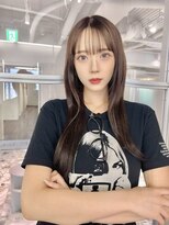 ジーナ 名駅(XENA.)&nbsp;韓国風巻き/姫カットレイヤー/くすみベージュ/髪質改善★93