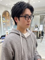 ピークアブー 銀座中央通り(PEEK-A-BOO)&nbsp;メンズベリーショートカット黒髪短髪