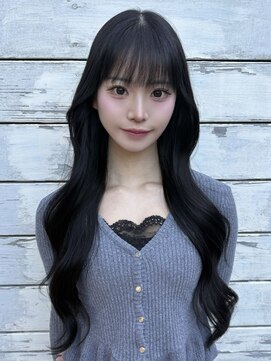 ブームボックス(BOOMBOX) 小顔に見えるダークヘアロングレイヤー
