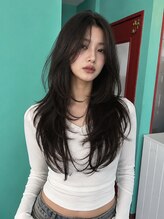 モルト 麻生(molt)&nbsp;ワンホンハイレイヤーカット　韓国ヘア